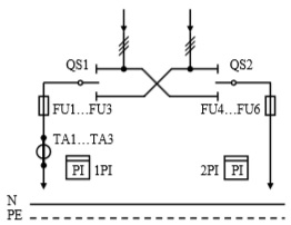 Схема первичных соединений УВР-02
