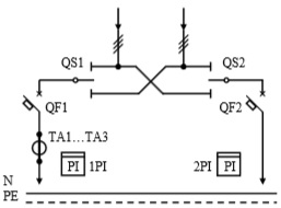 Схема первичных соединений УВР-05
