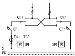 Схема первичных соединений УВР-06