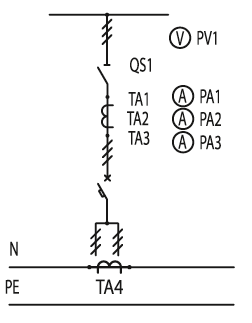 Схема первичных соединений ЩО-70-1-51-У3, ЩО-70-1-80-У3